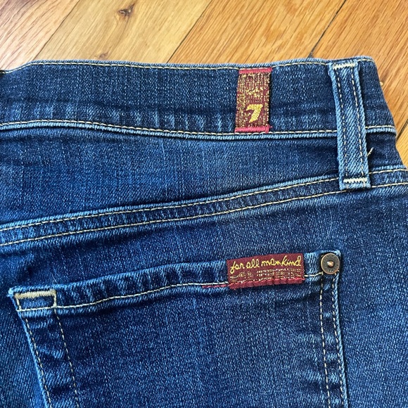 7 For All Mankind Jean Shorts, 27 - Picture 4 of 7